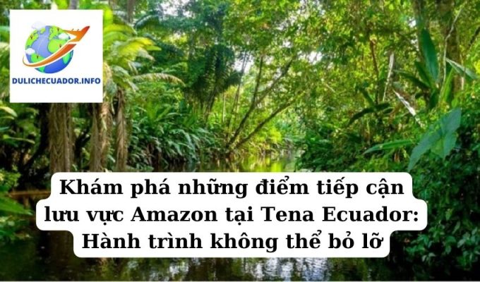 Khám phá những điểm tiếp cận lưu vực Amazon tại Tena Ecuador Hành trình không thể bỏ lỡ